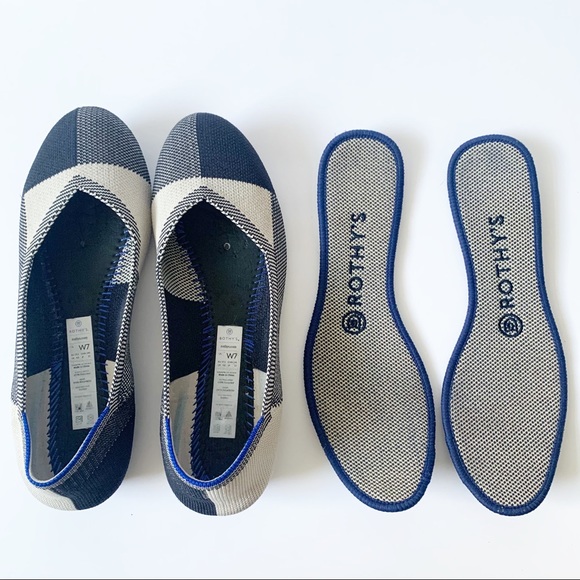 ROTHY’S ROUND TOE COLOR-BLOCK FLATS - Picture 5 of 11